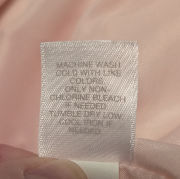 JJill Down-filled quilted pale pink puffer jacket Size Large - Picture 14 of 16